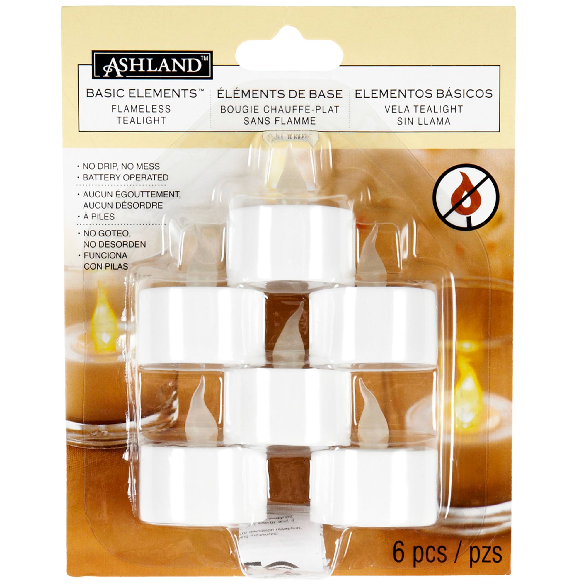 Ashland® Basic Elements™ LED Tea Lights Multipack